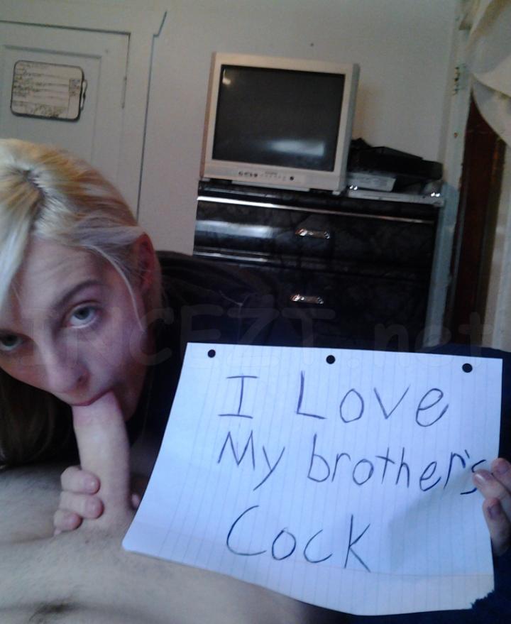 Real Sister sucking real brother  1