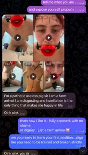 this piggy🐷 (22) learned its place. snap for the same treatment