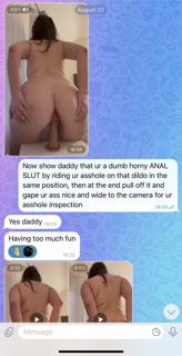 My ANAL webslut LOVES fucking all 3 holes for me, then getting exposed to you perverts online ❌😈😋 preview 4