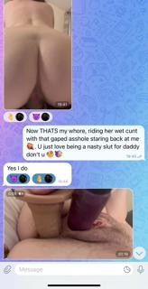 My ANAL webslut LOVES fucking all 3 holes for me, then getting exposed to you perverts online ❌😈😋 preview 5