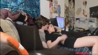 Siblings record fucking on couch ends with creampie (+23) preview 1