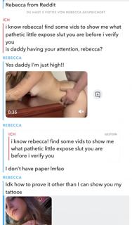 meet rebecca (18): one of the most pathetic sluts i‘ve met! literally no dignity preview 18