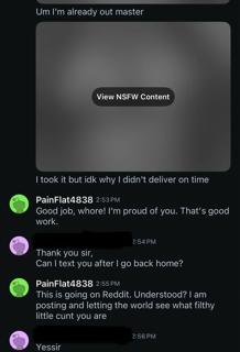 my 20 yo virgin desi rapemeat was made to write this on her body and be out the whole day shopping w her mom without any panties on. Did she do a good job?